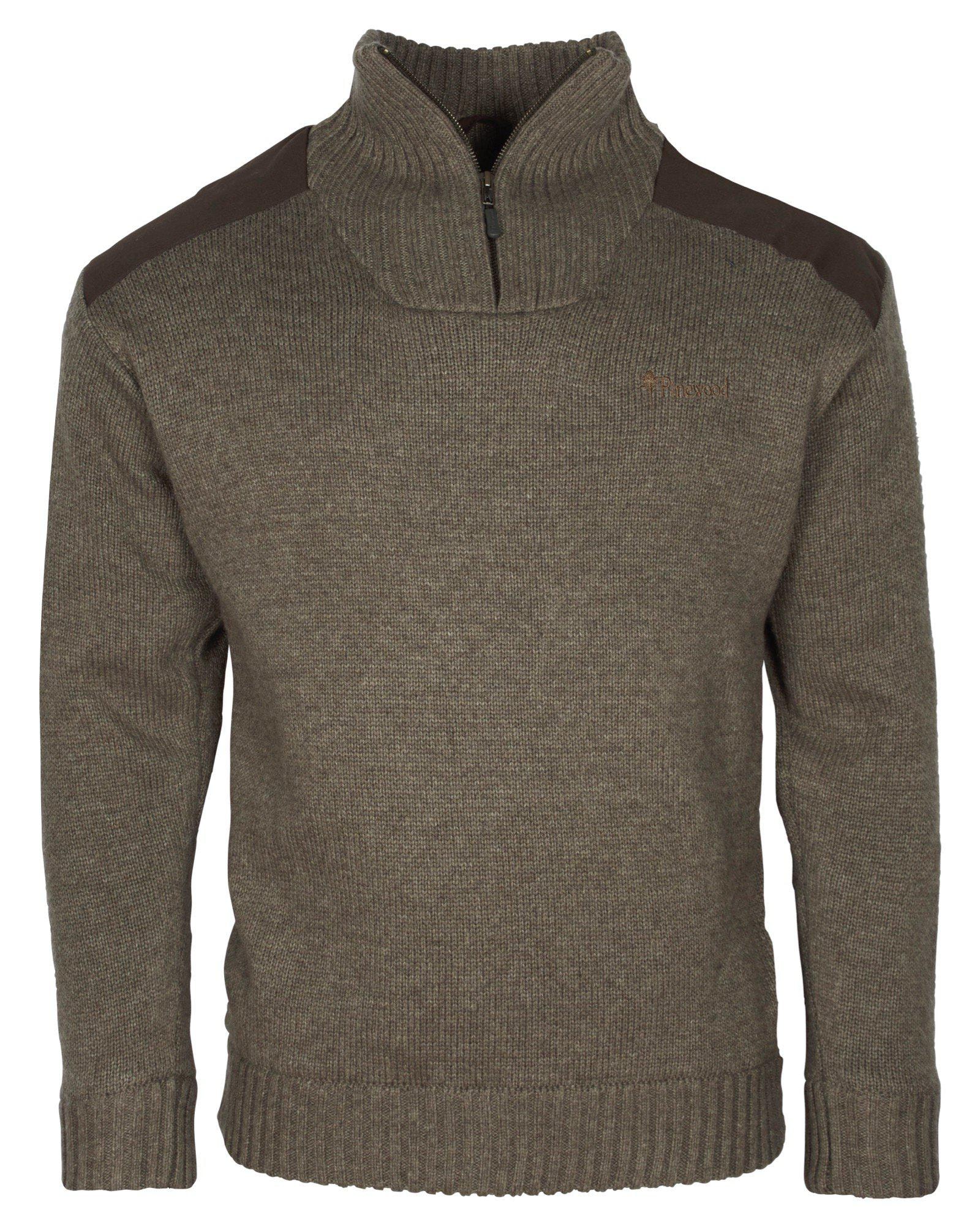 Pinewood New Stormy Tröja Herr Brown Melange S