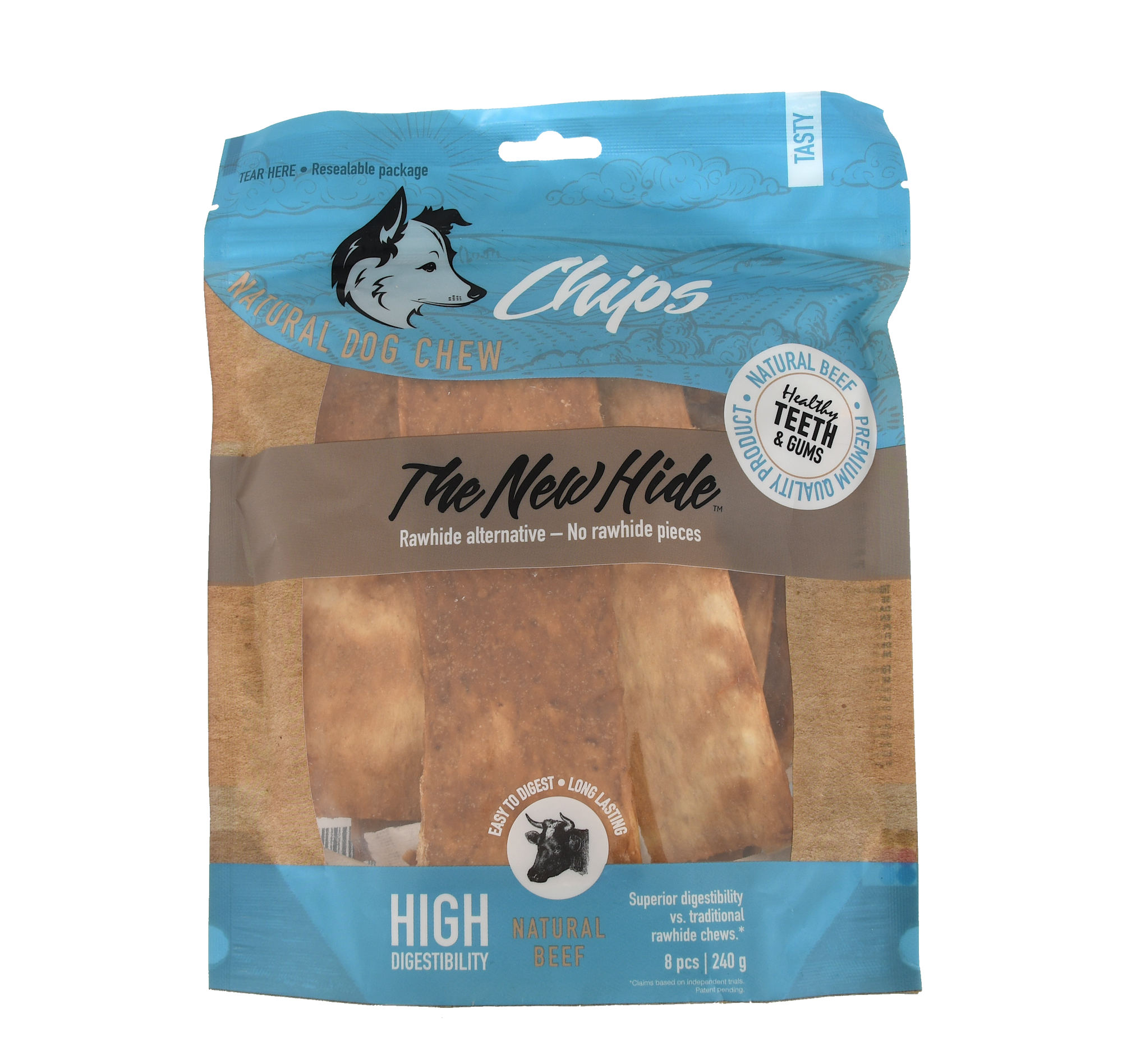 The New Hide Flip Chips 8ct Beef