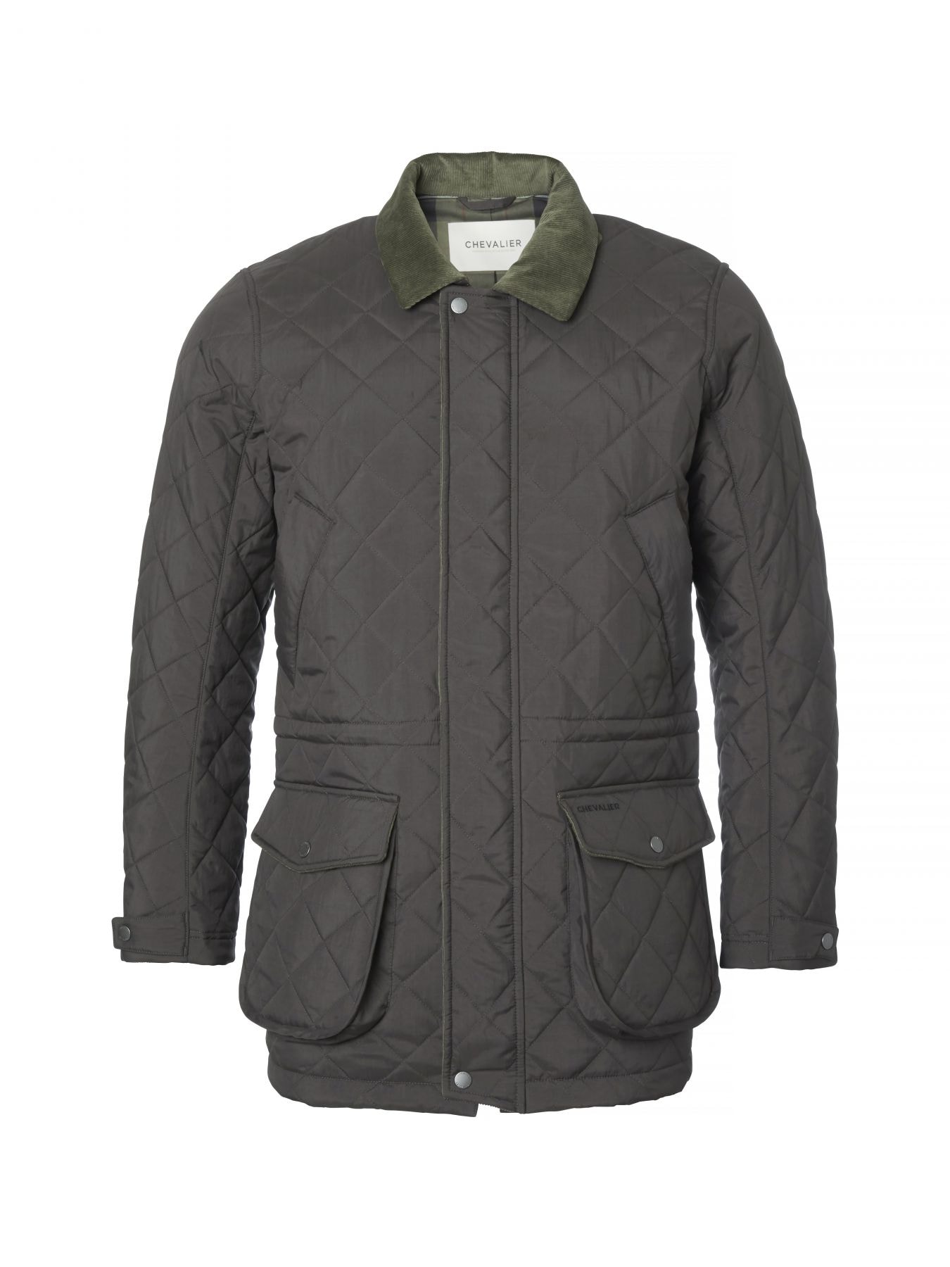 Chevalier Willot Quilted Jacket Men Dark Brown XL -