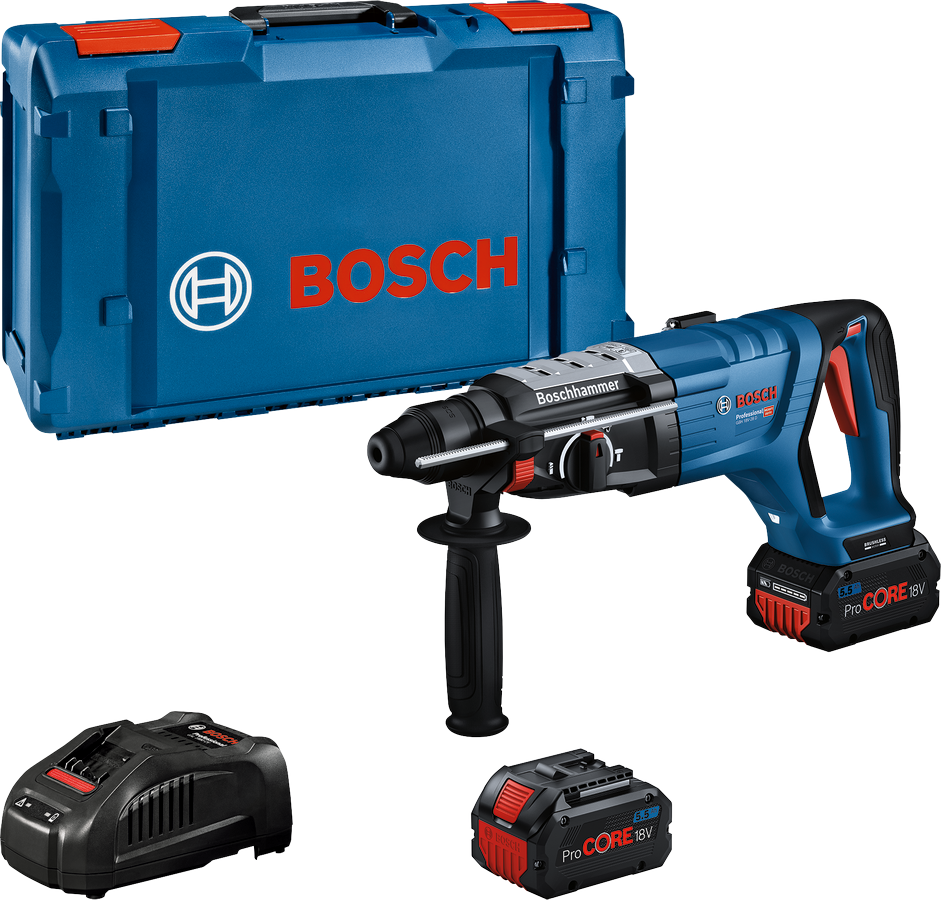 Bosch Borrhammare GBH 18V-28D 2X5,5Ah Xl-Boxx