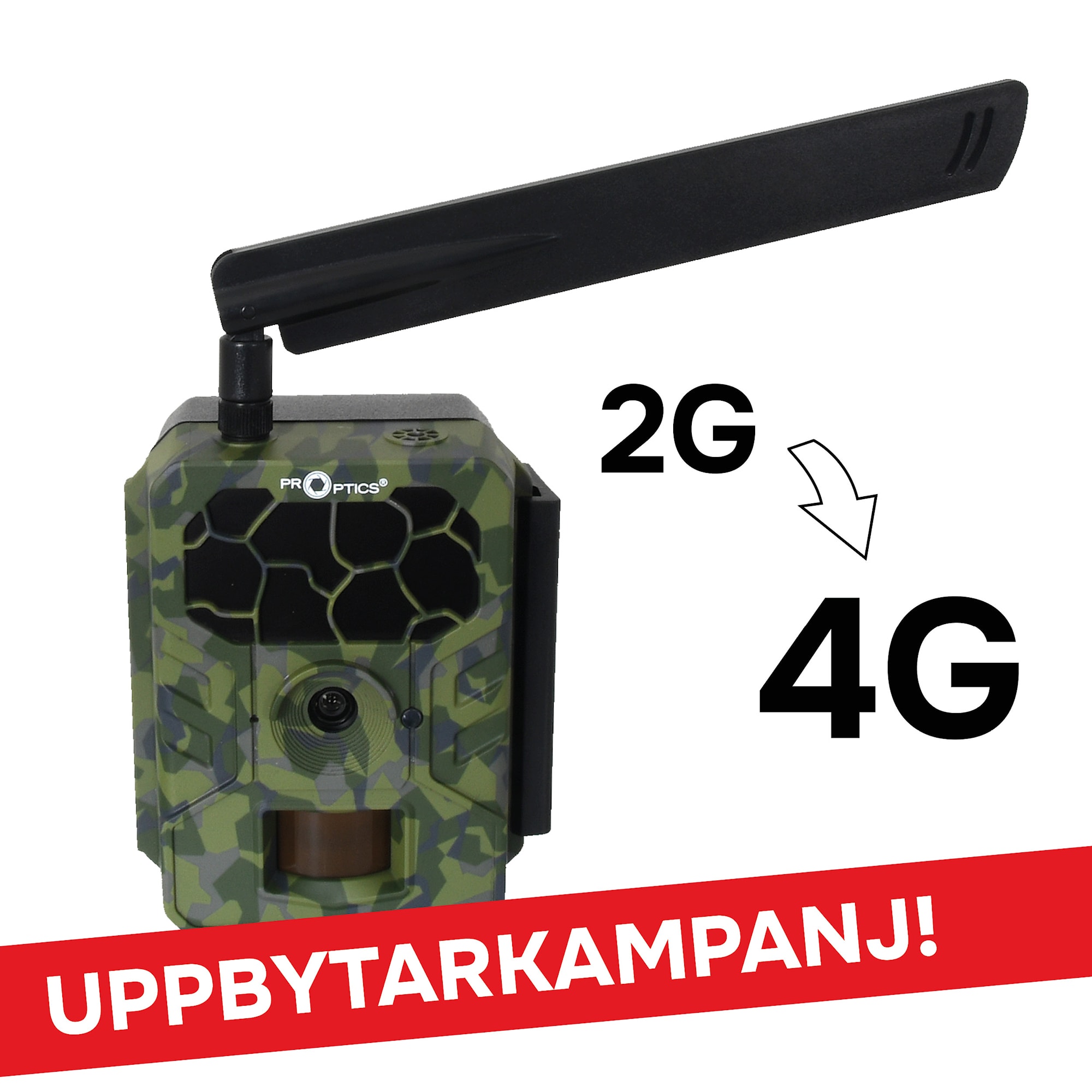 Uppbytarkampanj 2G till 4G Pro-Optics kamera