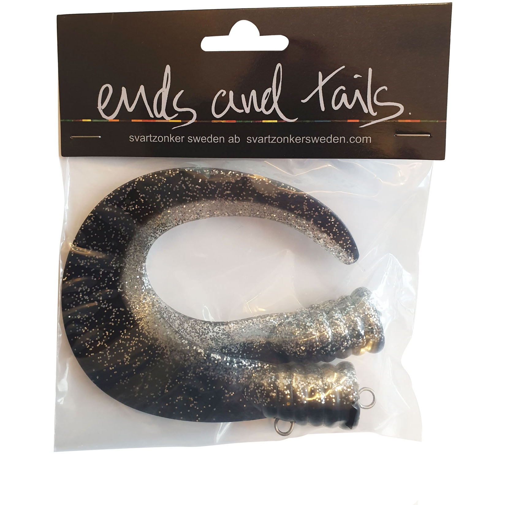 Svartzonker Big Tail Reverse Black Silver 2-pack -