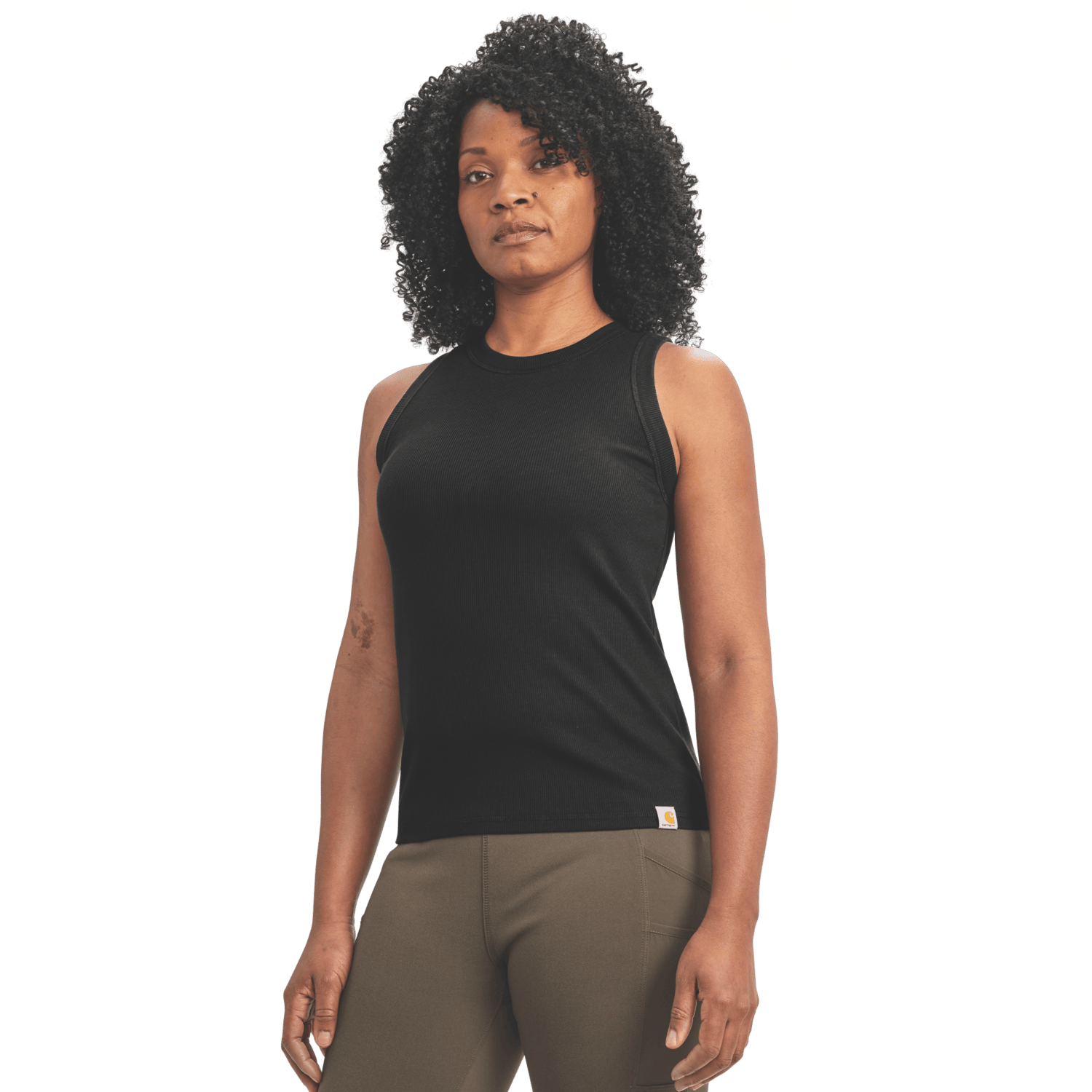 Carhartt TENCEL™ Fiber Series Fitted Ribbed Tank Women Black