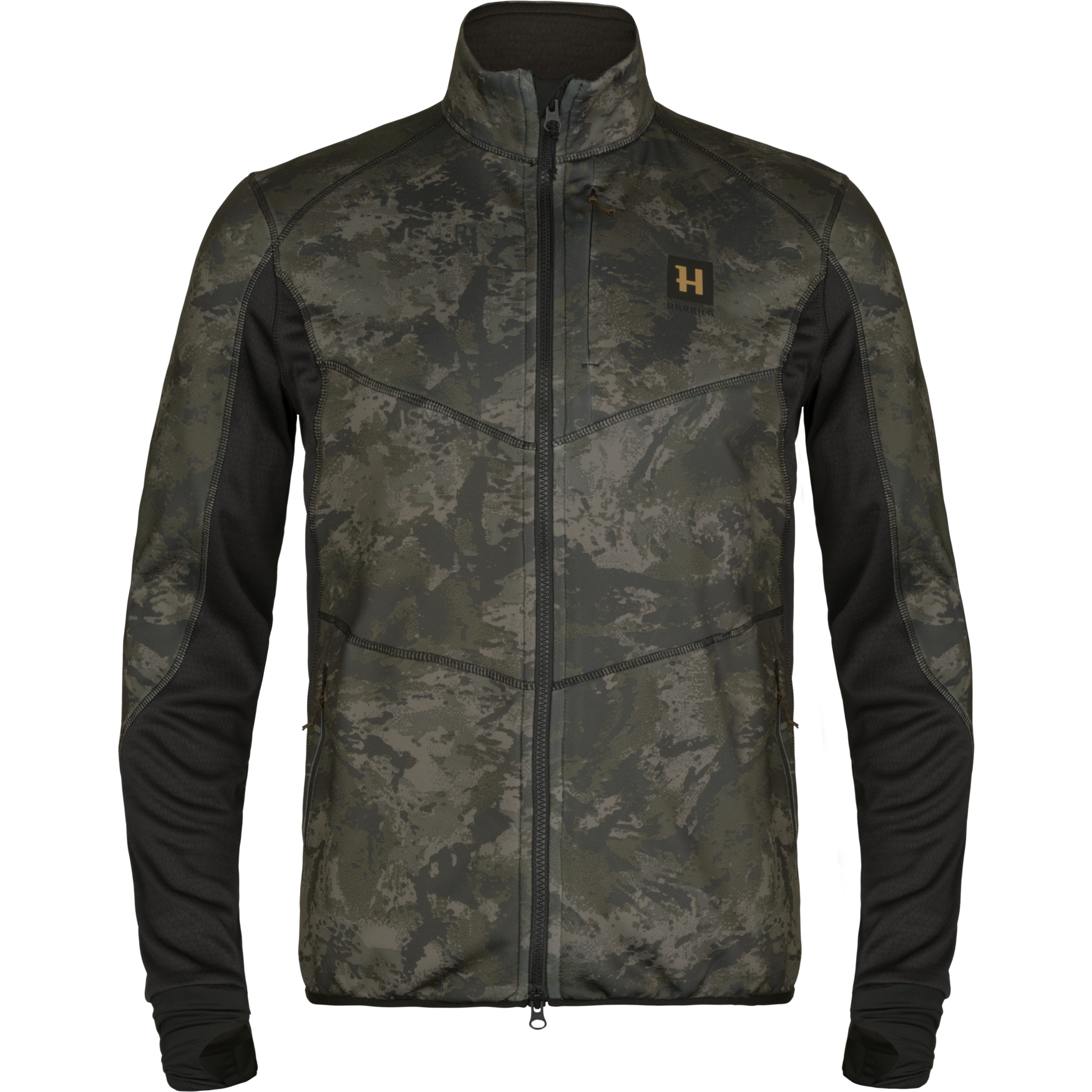 harkila NOCTYX Camo  fleece jacka AXIS MSP*Black/Black M -