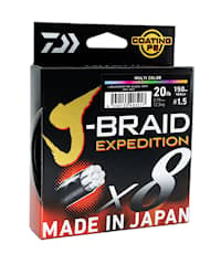 Daiwa J-BRAID Expedition X8E 300m Multi Color Flätlina