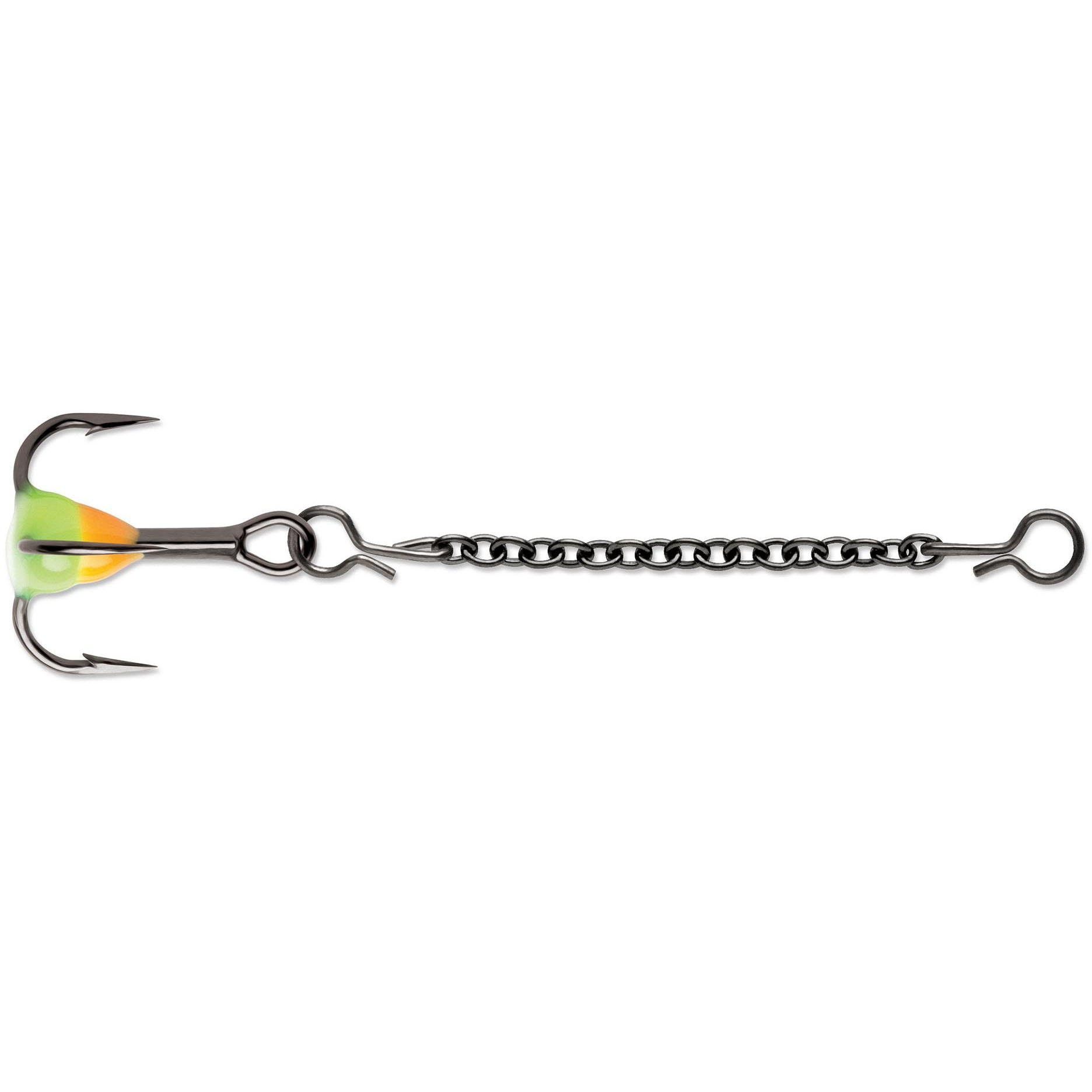 Treble Dropper Chain 37 mm Orange Chart Glow (OCGL)