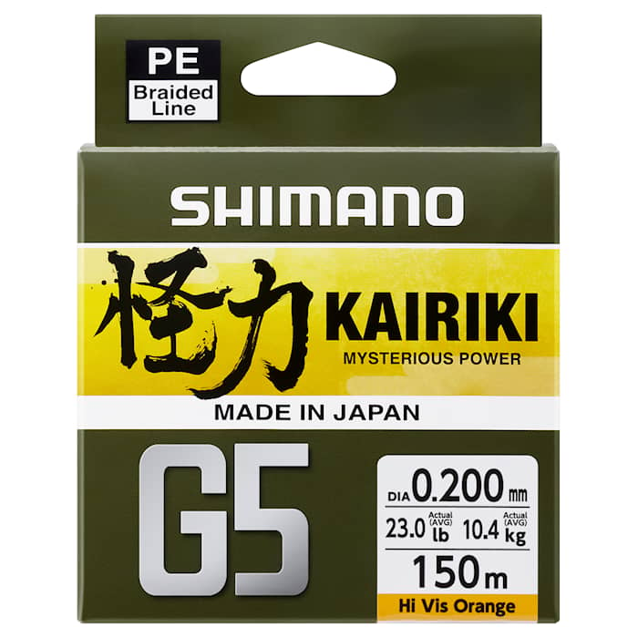 Shimano Flätlina Kairiki G5 150m Orange
