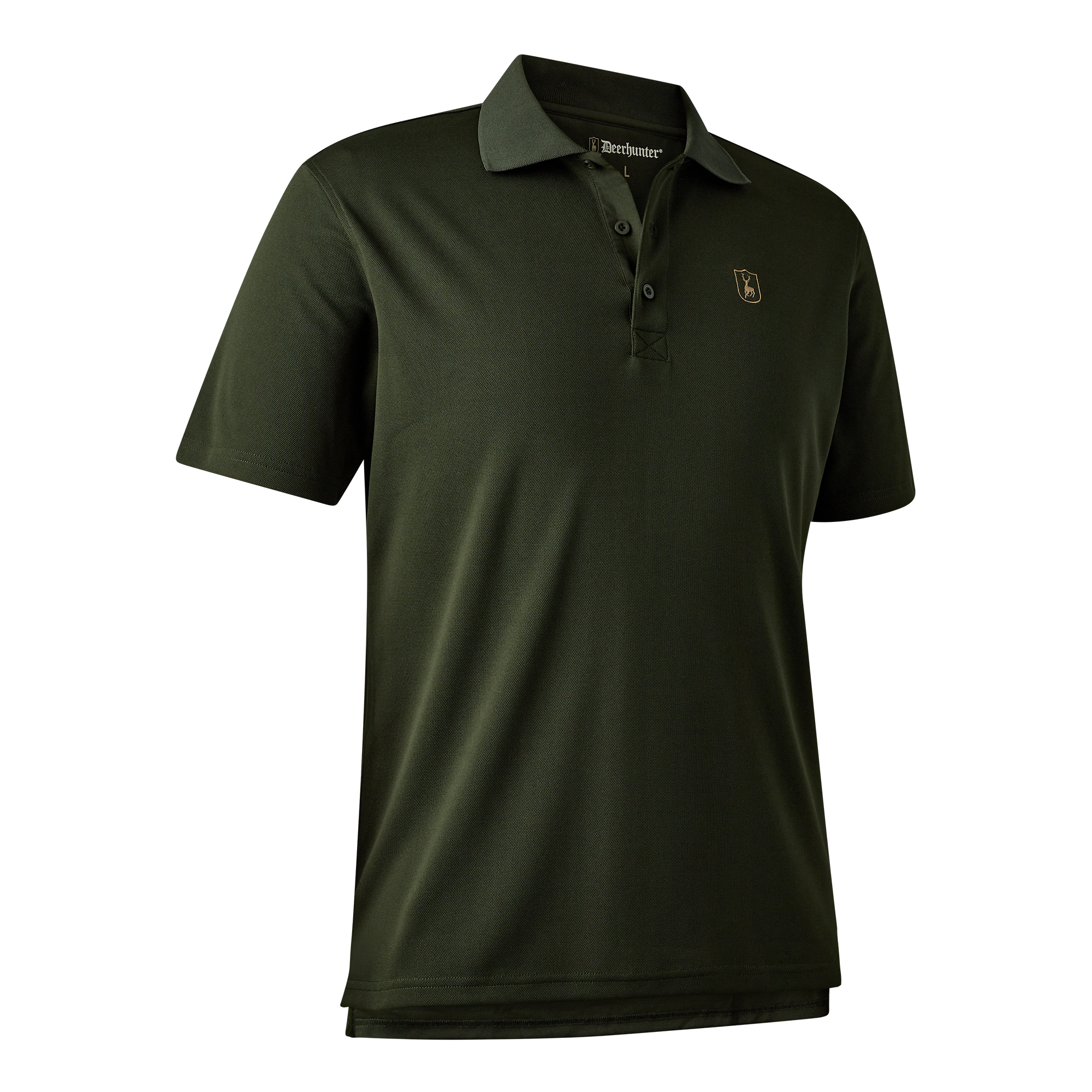 Deerhunter Climate Polo Shirt mit 37.5® Technology Herren Forest Ember