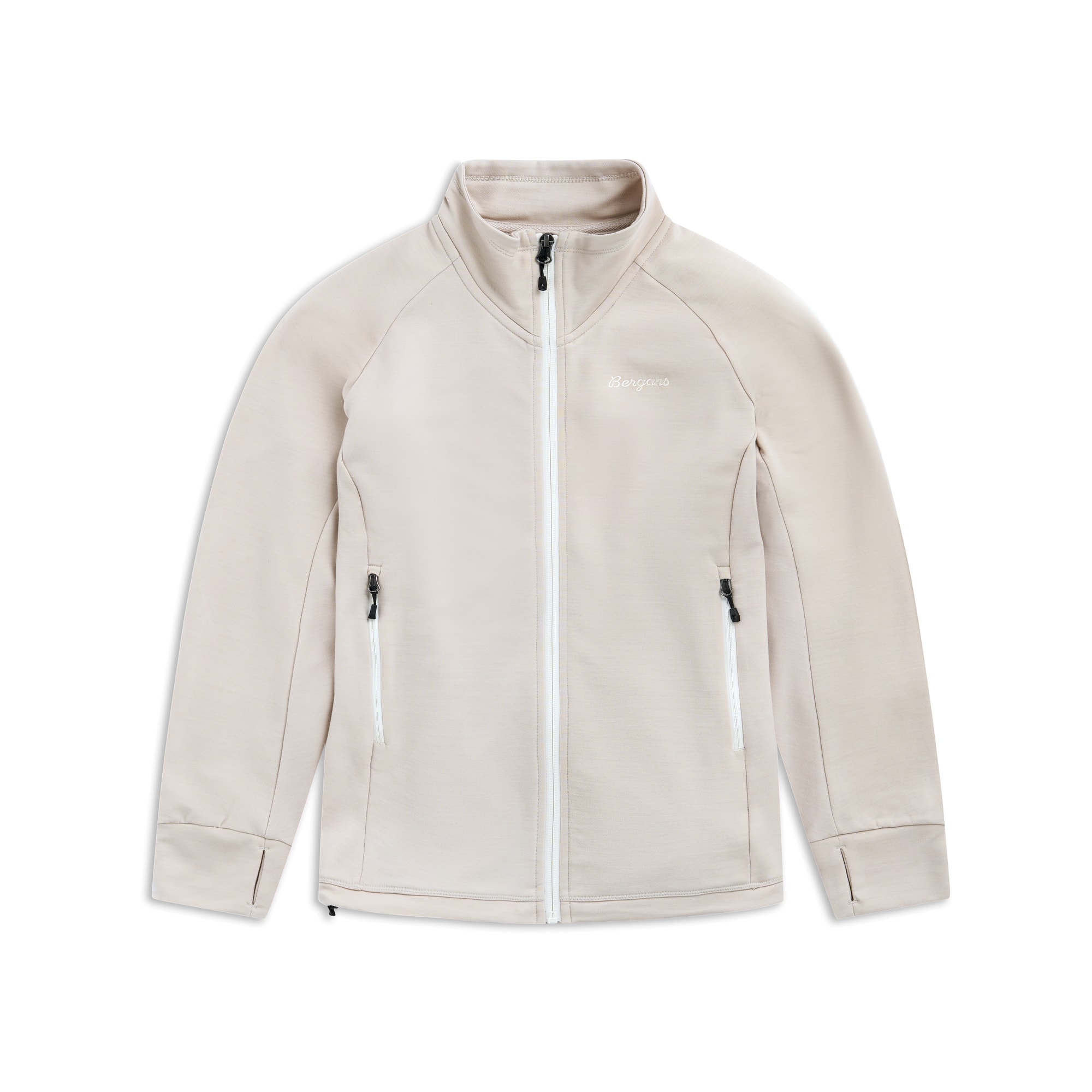 Bergans Rabot Merino Tech Midlayer Jacka Dam Bone White