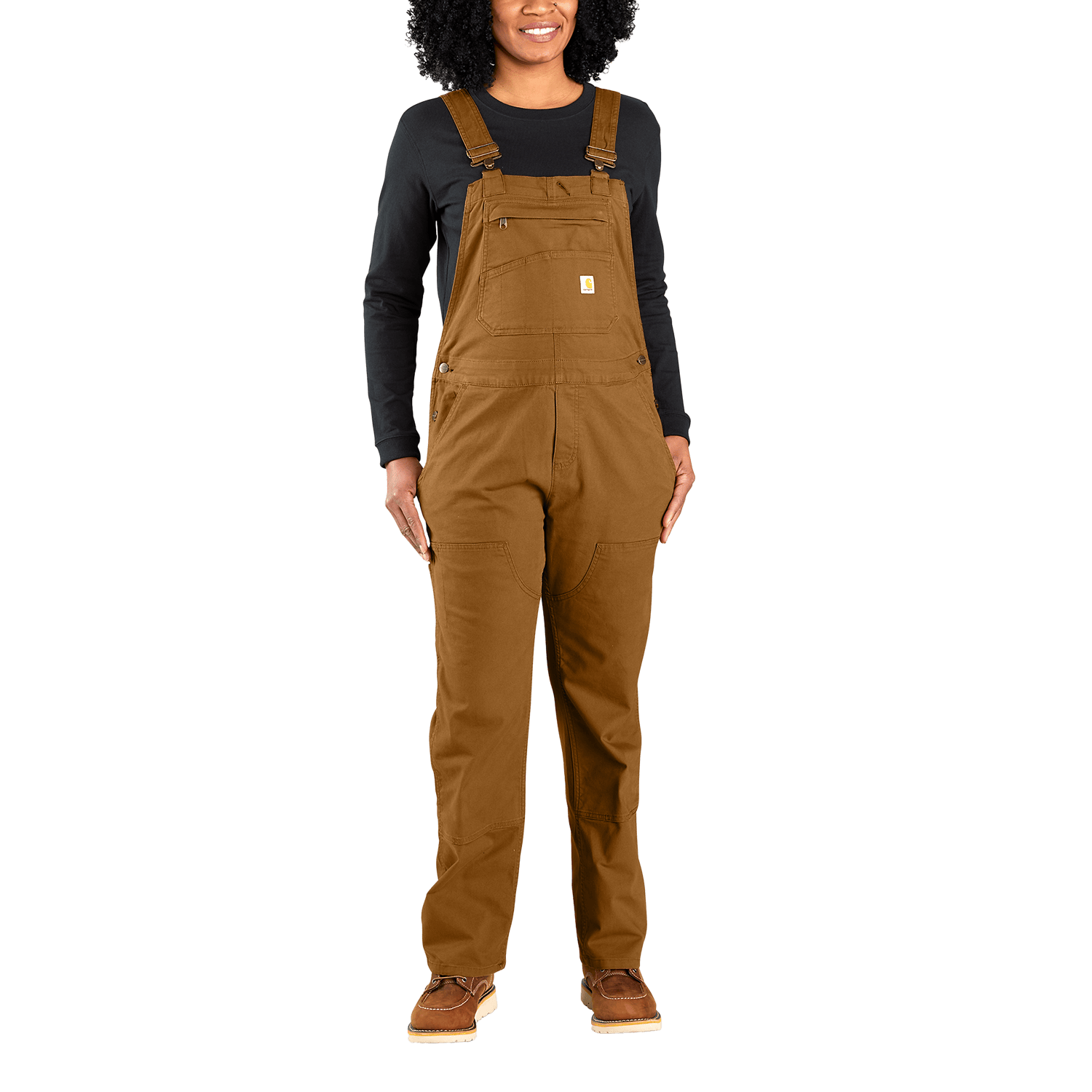 Carhartt Ashland Bib Overall Women Carhartt Brown