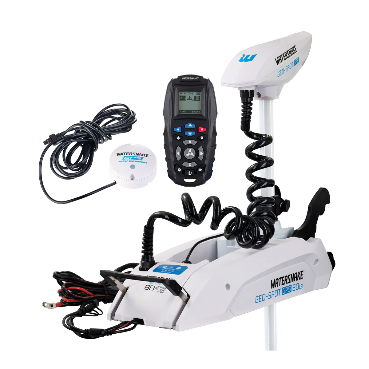 Watersnake Geo-Spot GPS SW80 66 Frontmonterad Elmotor