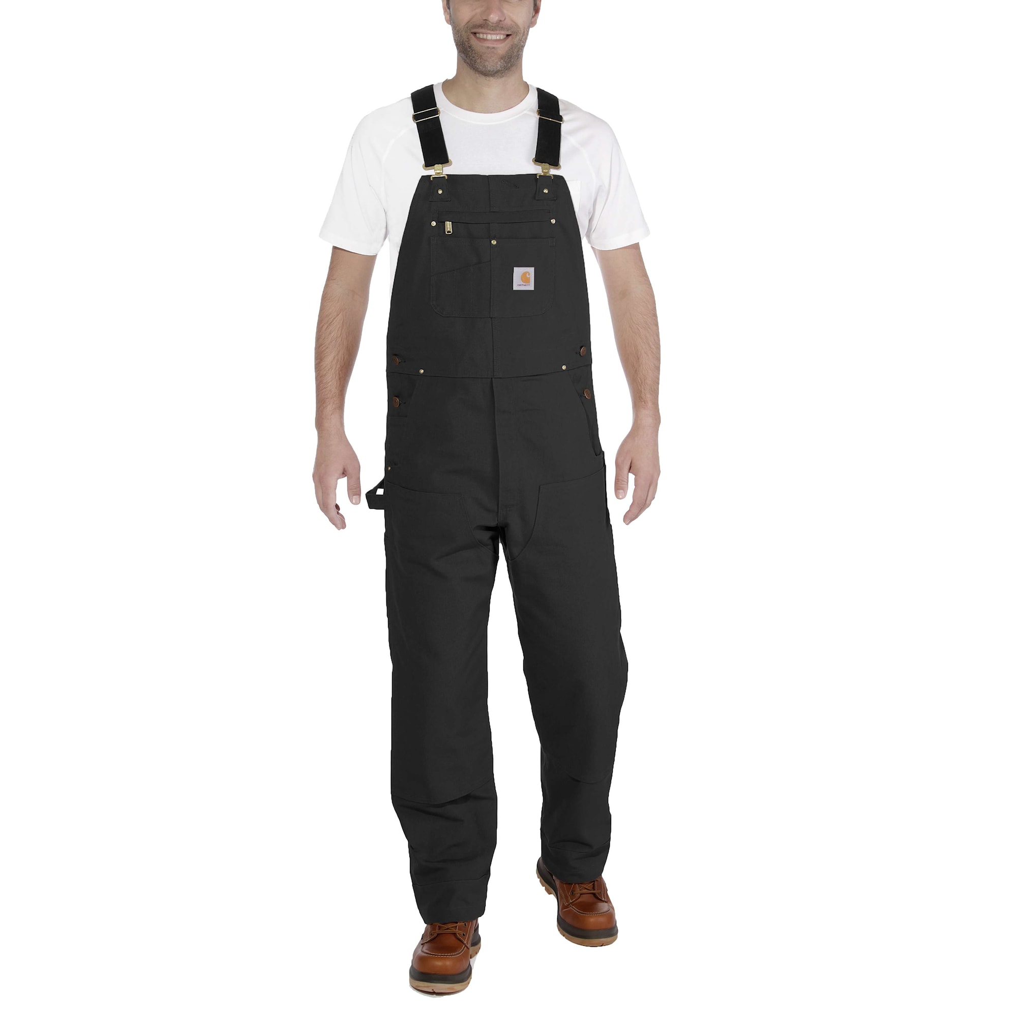 Carhartt Bib Suspender Pants Men Black W44/L34