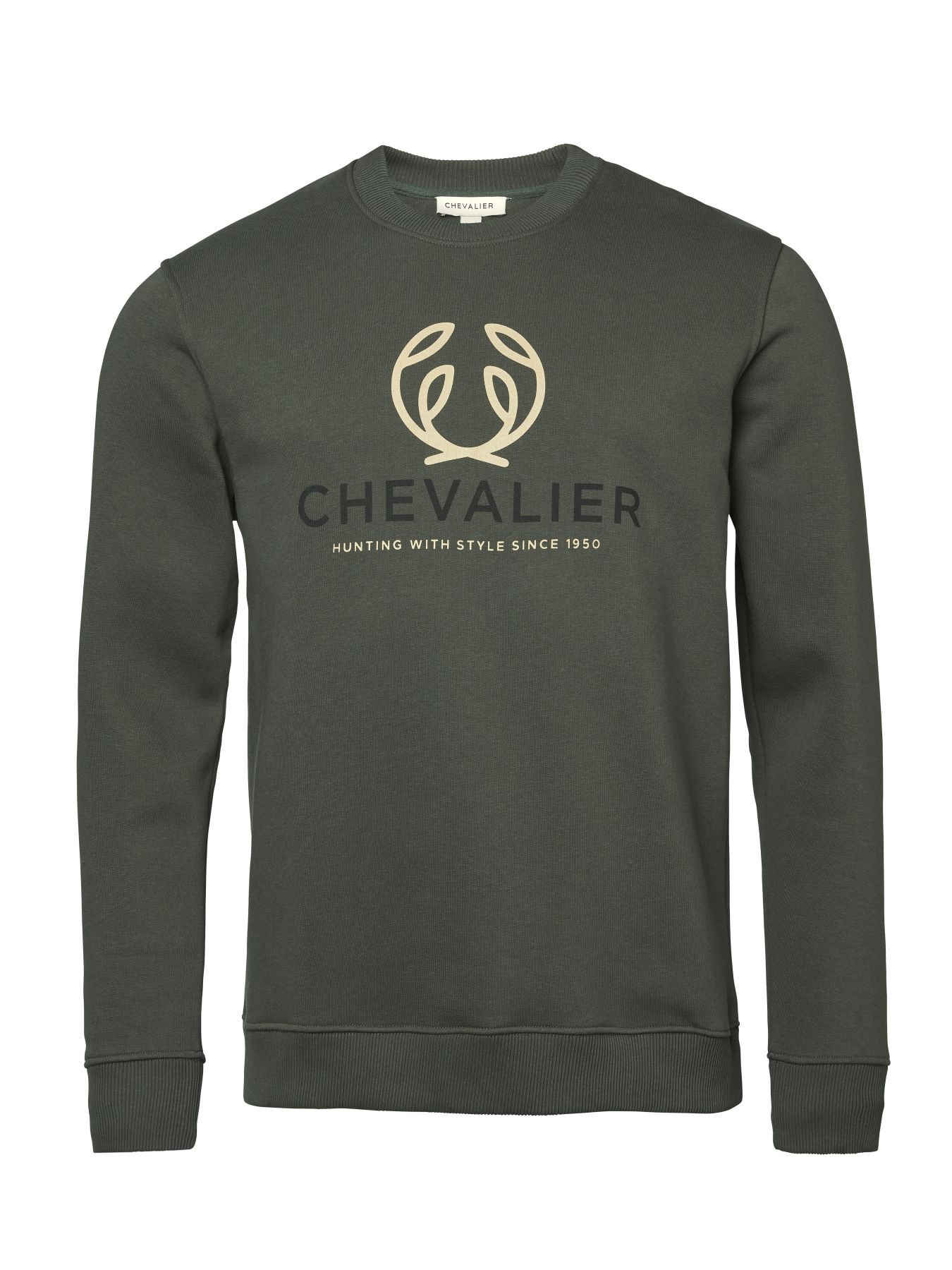 Chevalier Chevalier Logo Sweatshirt Men Midnight Pine L -