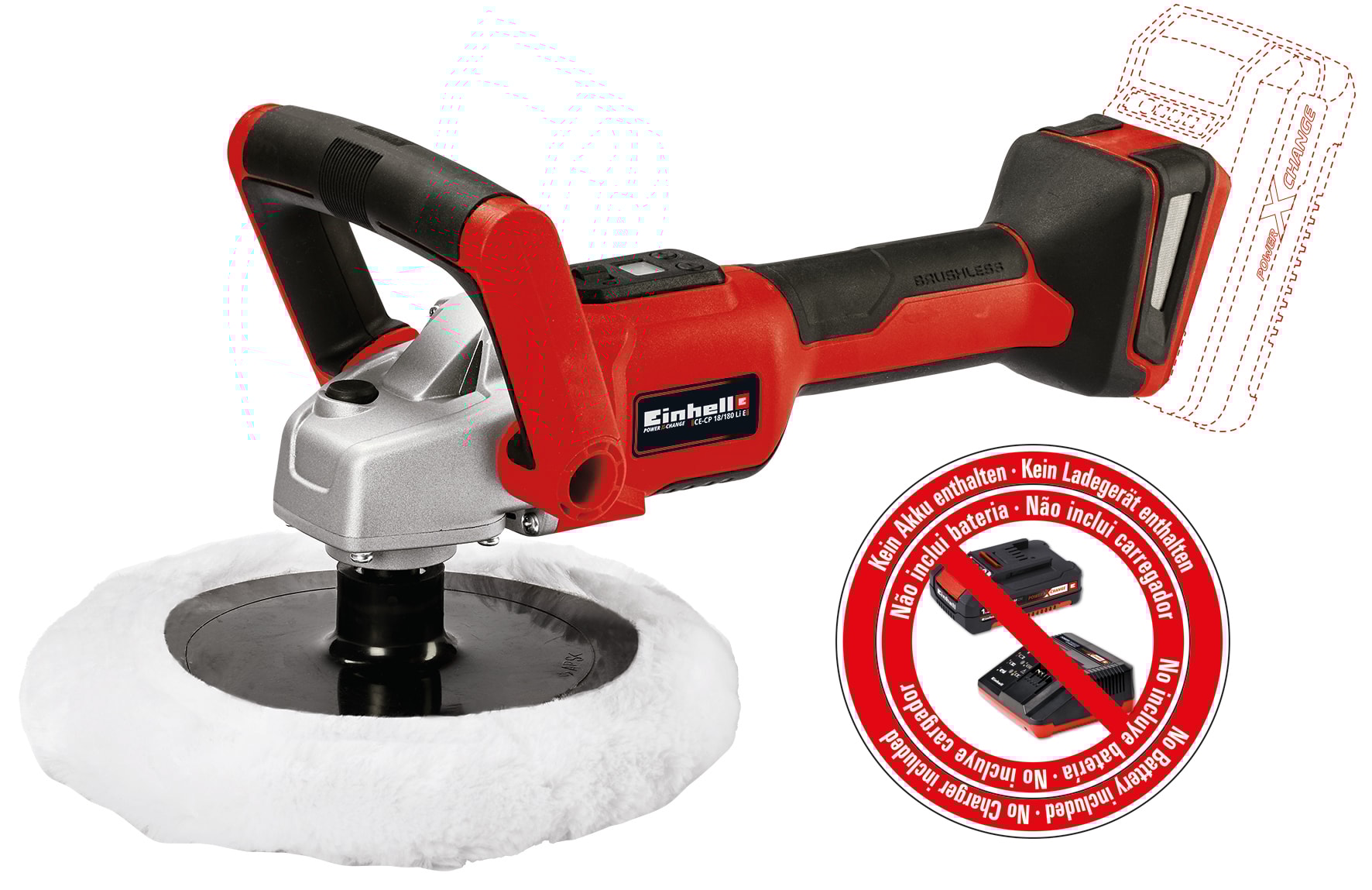 Einhell CE-CP 18/180 Li E-Solo Sladdlös poler-/slipmaskin