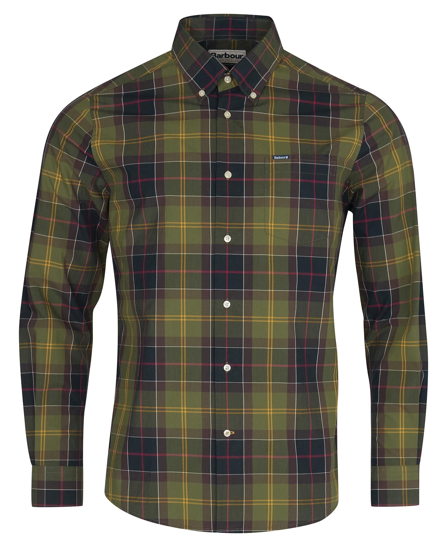 Barbour Kippford Tailored Fit Classic Tartan Skjorta Herr XXXL -