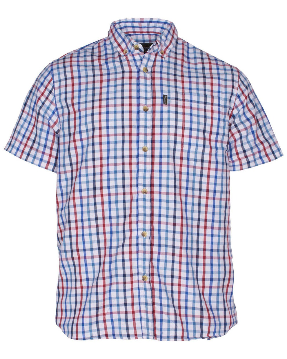 Pinewood Sommarskjorta Vit/Blå