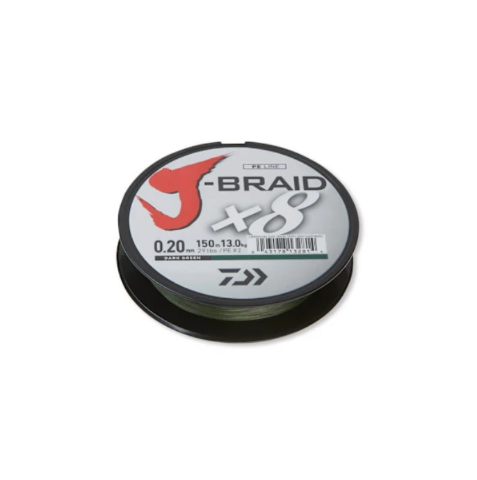 Daiwa J-BRAIDX8 18LB .13mm-150m DG