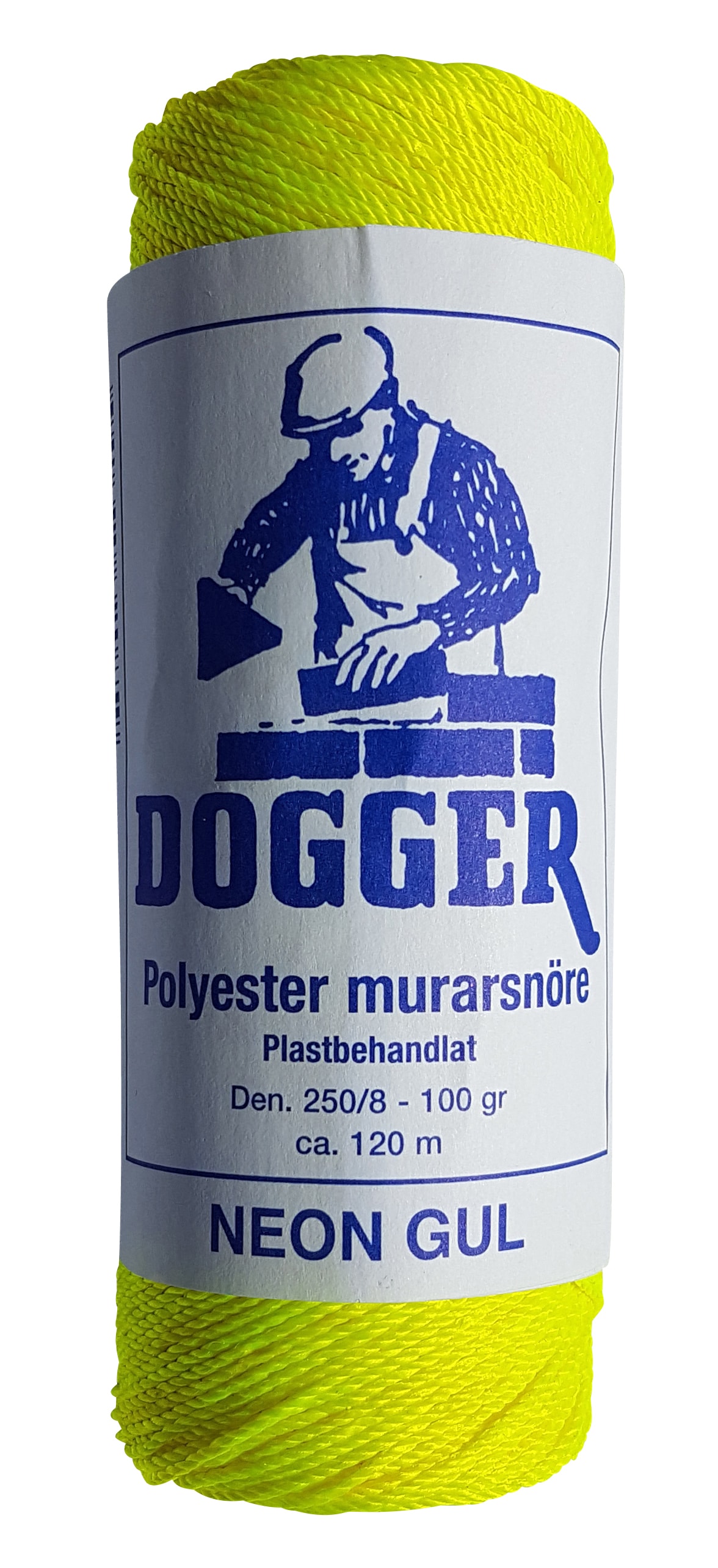 Dogger Polyester 120 m 40 kg Neon yellow