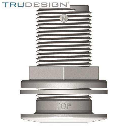 Trudesign Bordsgenom 3/4''Vit