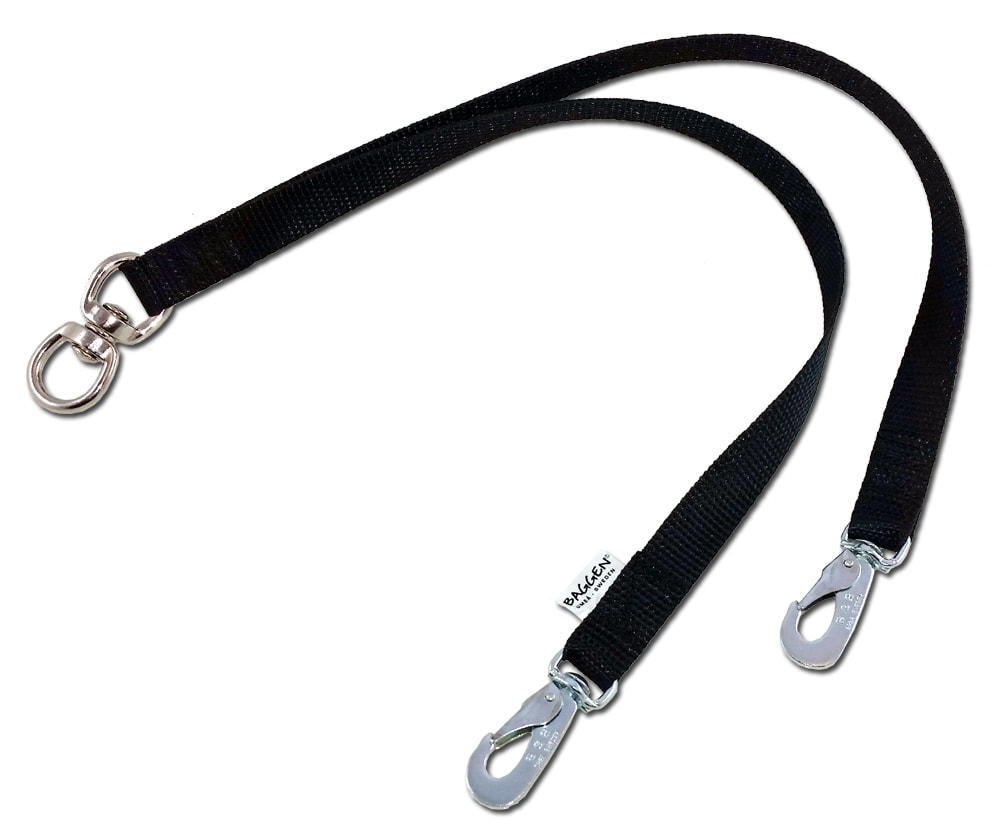 Baggen tvillingkoppel för mindre hundar