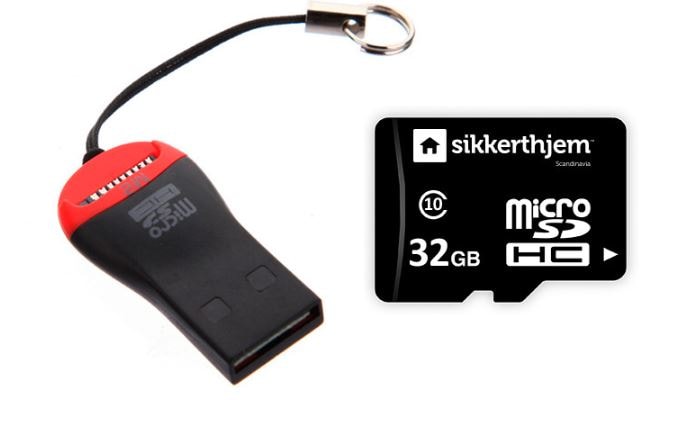 Sikkerthjem 32 GB Micro SD S6evo