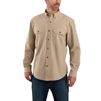 Carhartt Chambray Skjorta Herr Dark Tan Chambray