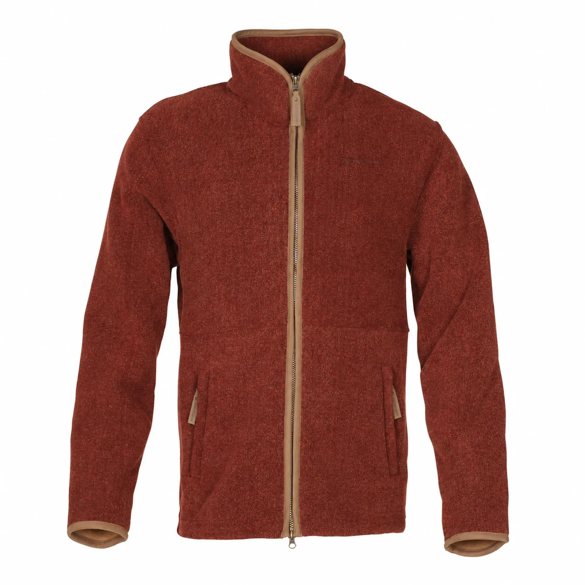Swedteam Crest Fleece Sweater Men Dark Orange