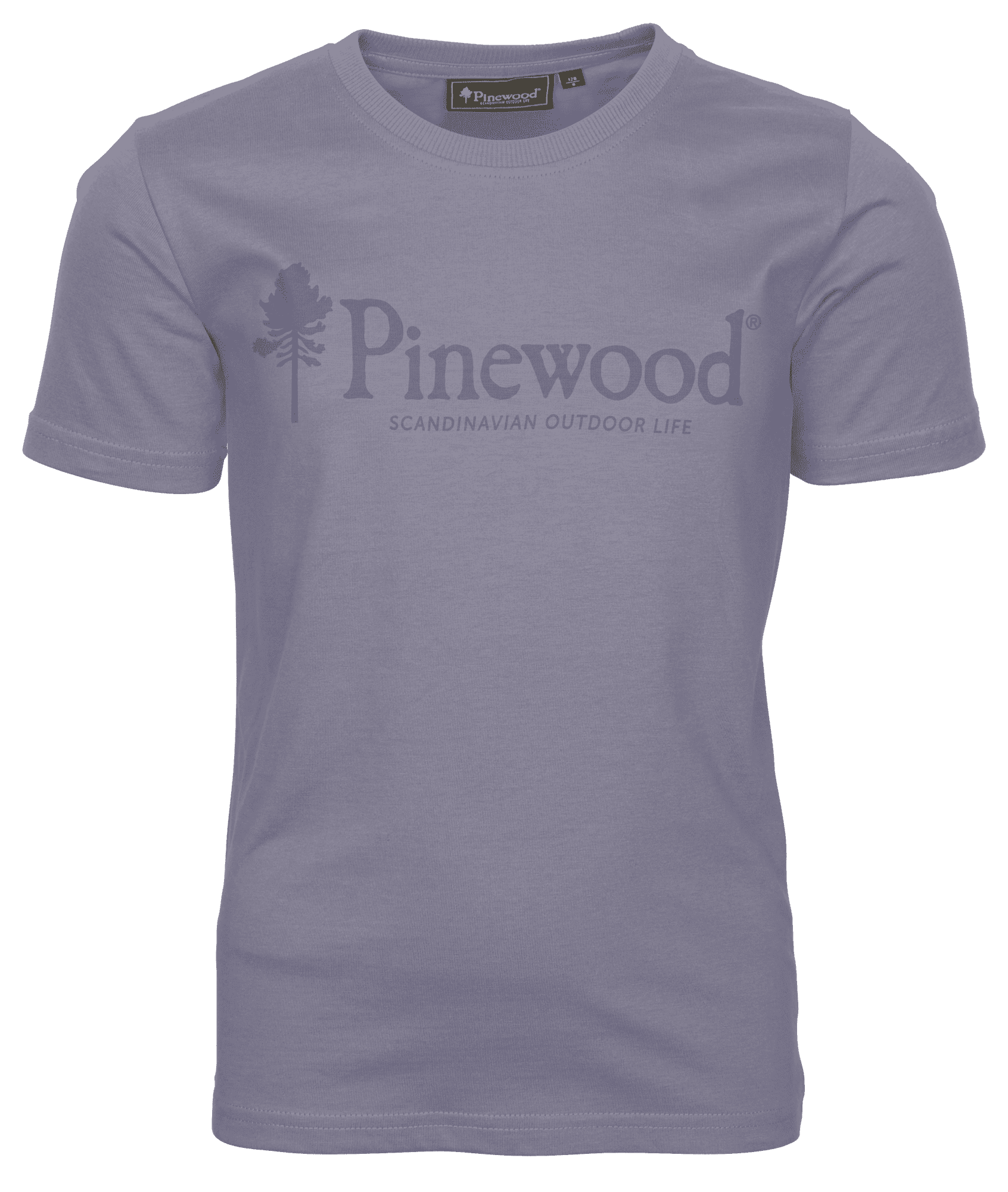 Pinewood Outdoor Life T-Shirt Barn Light Lilac 140