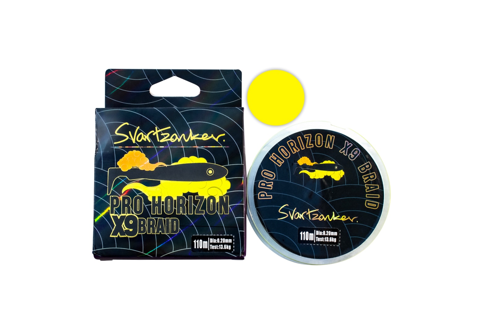 Svartzonker SZ Pro Horizon X9 Braid Yellow 110m -  0,25 - 19,9 kg -