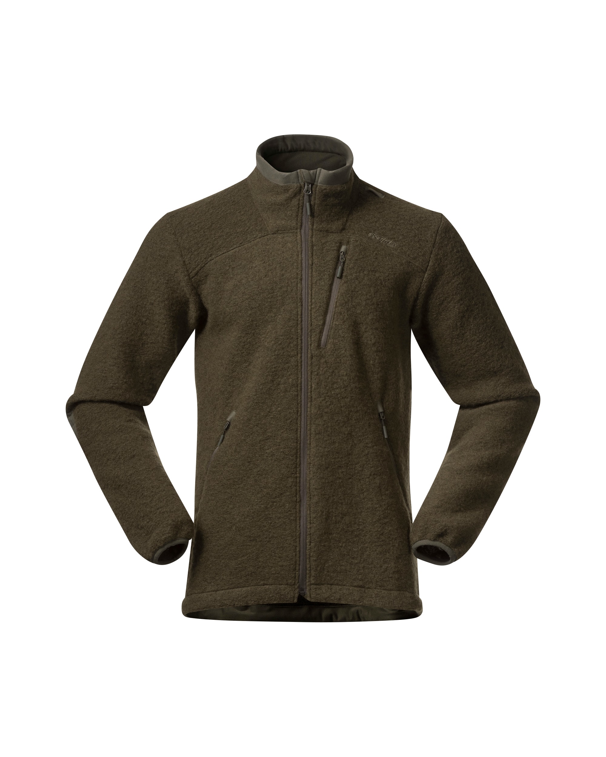 Bergans Myrull Outdoor Jacka Dark Green Mud