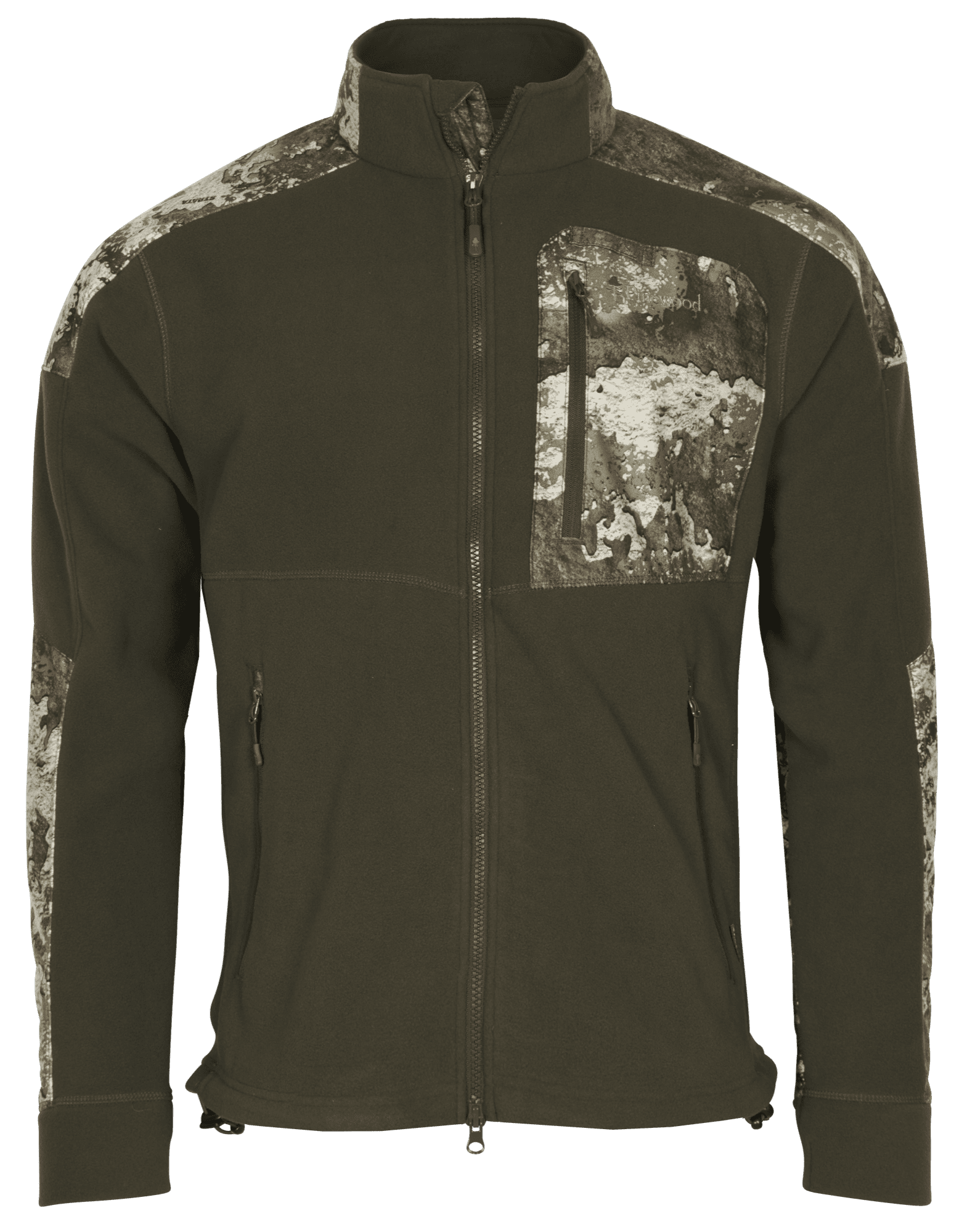 Pinewood Småland Hunters Camou Fleecejacka Herr Hunting Brown/Strata