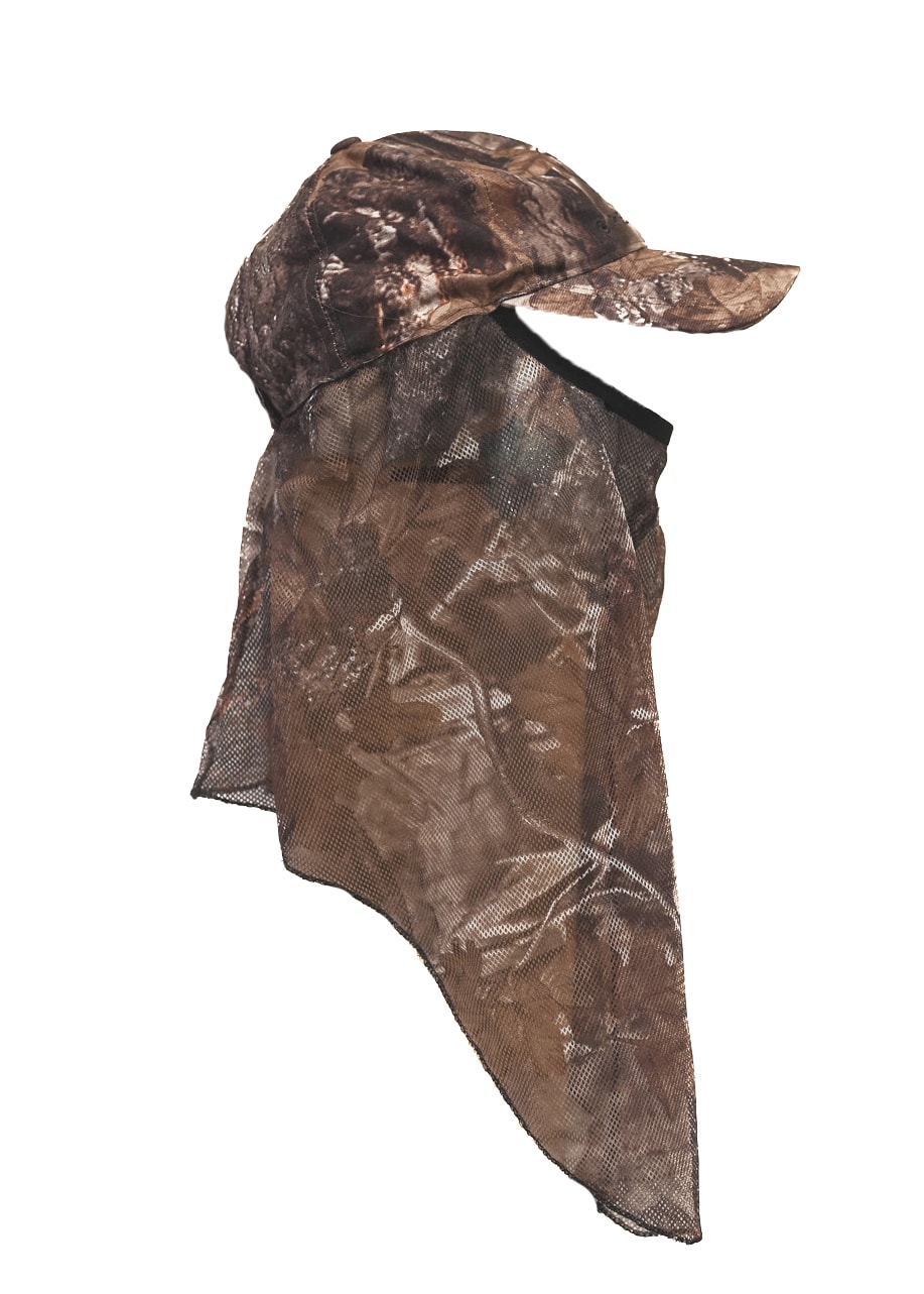 Naamiointilippis verkolla, säädettävä koko