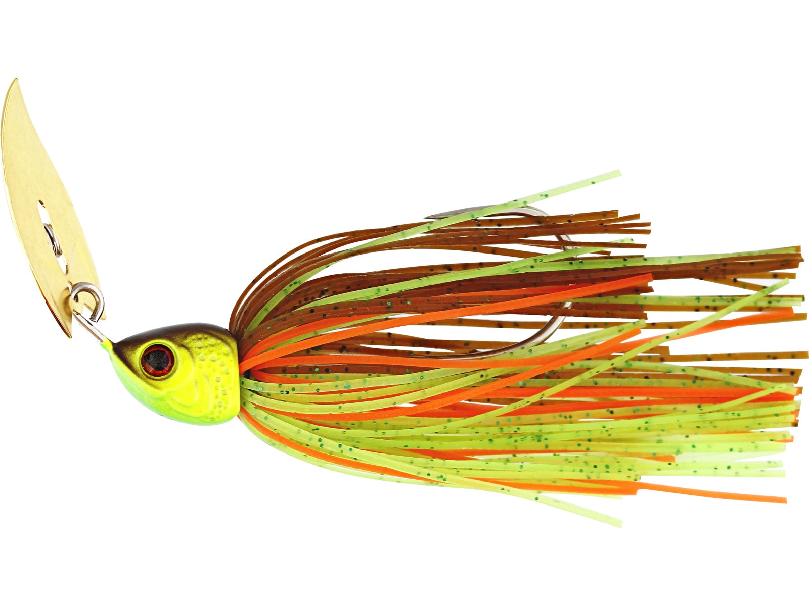 Westin Bladebite V2 Tungsten Bladed Jig 9g Sinking Brown Chartreuse -