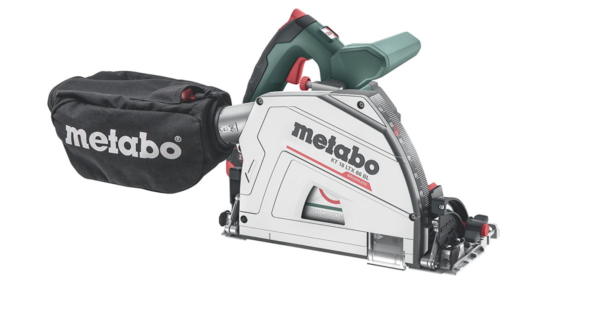 Metabo Cirkelsåg KT 18 LTX 66 BL 18V med 2st 8,0Ah batterier & laddare ASC 145