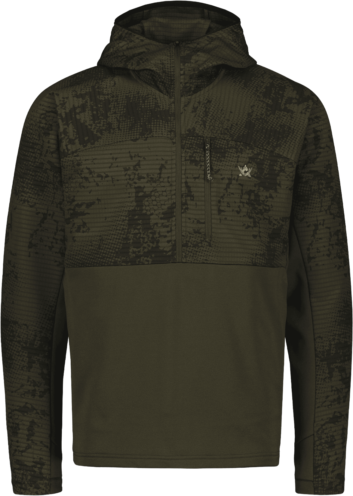 Alaska 1795 Active Hunter Hoodie Men Night Green Blur