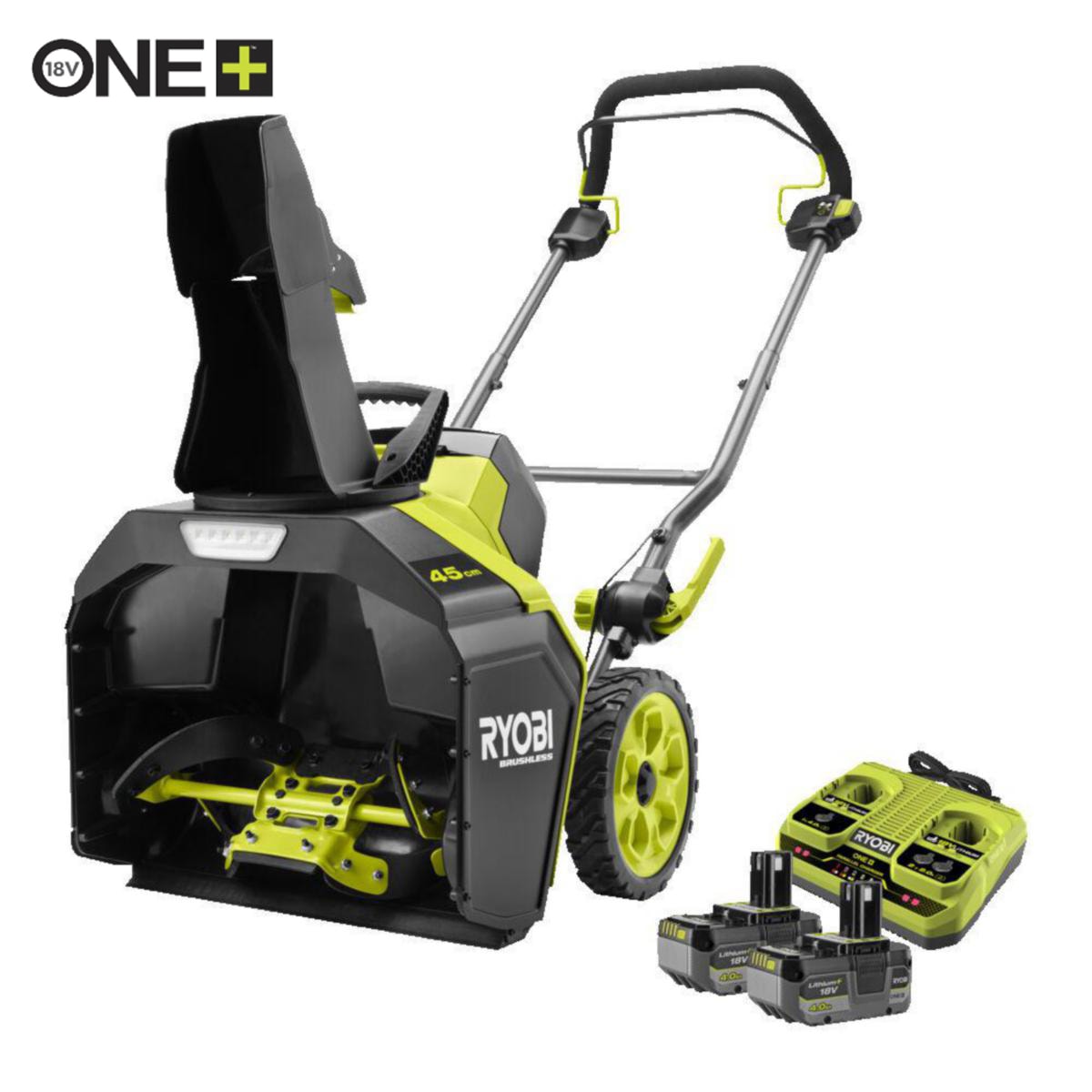 Ryobi RY18STX45A-240 Snöslunga 18V (2 x 4,0Ah)