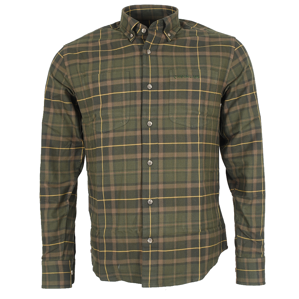 Chevalier Buck Skjorta Herr Forest Green Checked 3XL