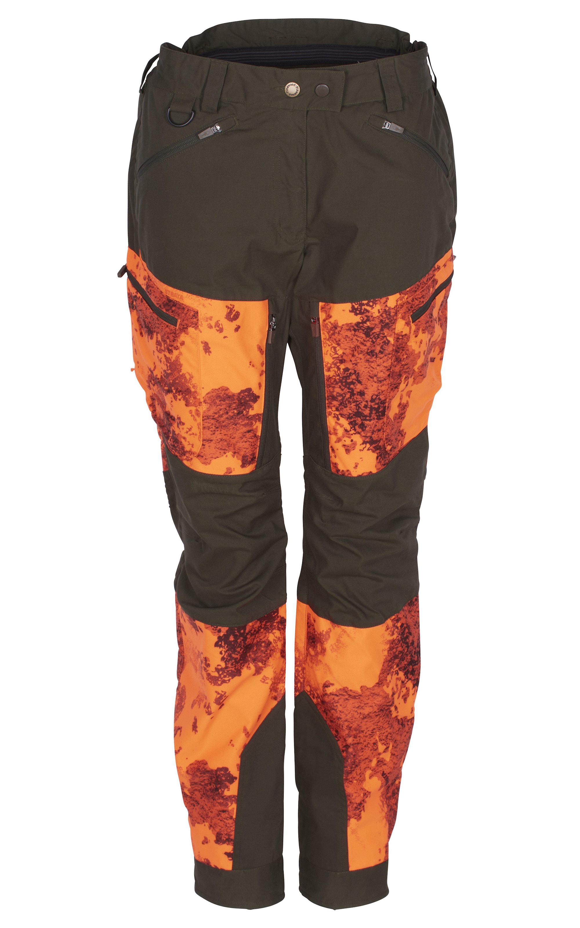 Pinewood Furudal Tracking Camou Byxor Dam Strata Blaze/Moss Green