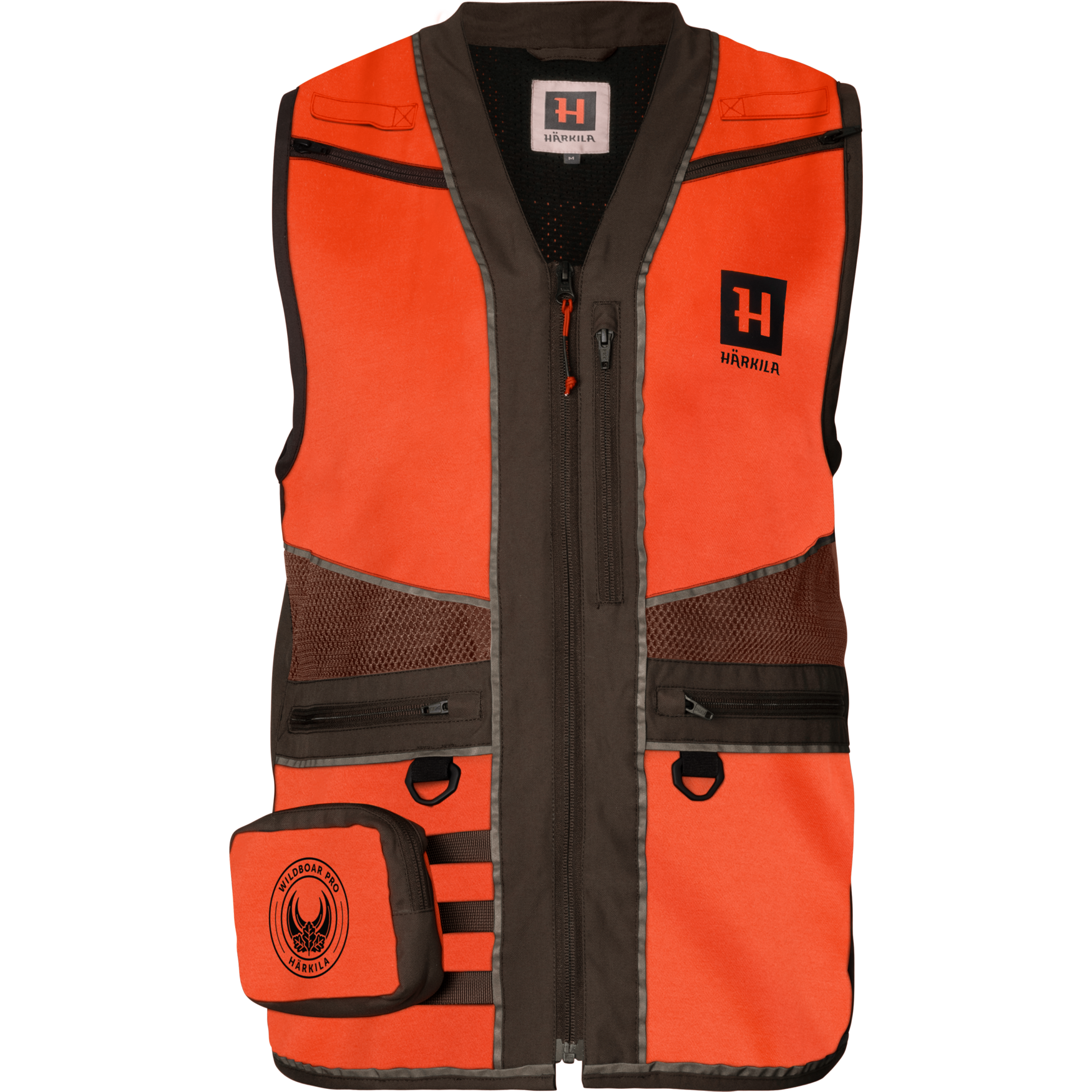 Härkila Wildboar Pro Blaze Vest Herre Orange blaze/brun