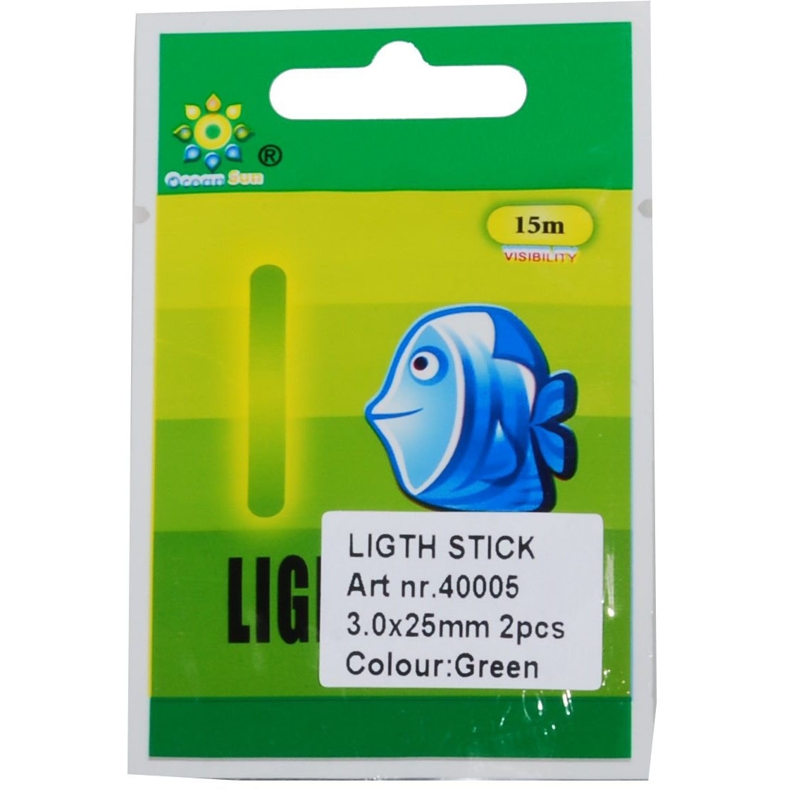 Lysstav Grön 3,0 x 25 mm 2-pack