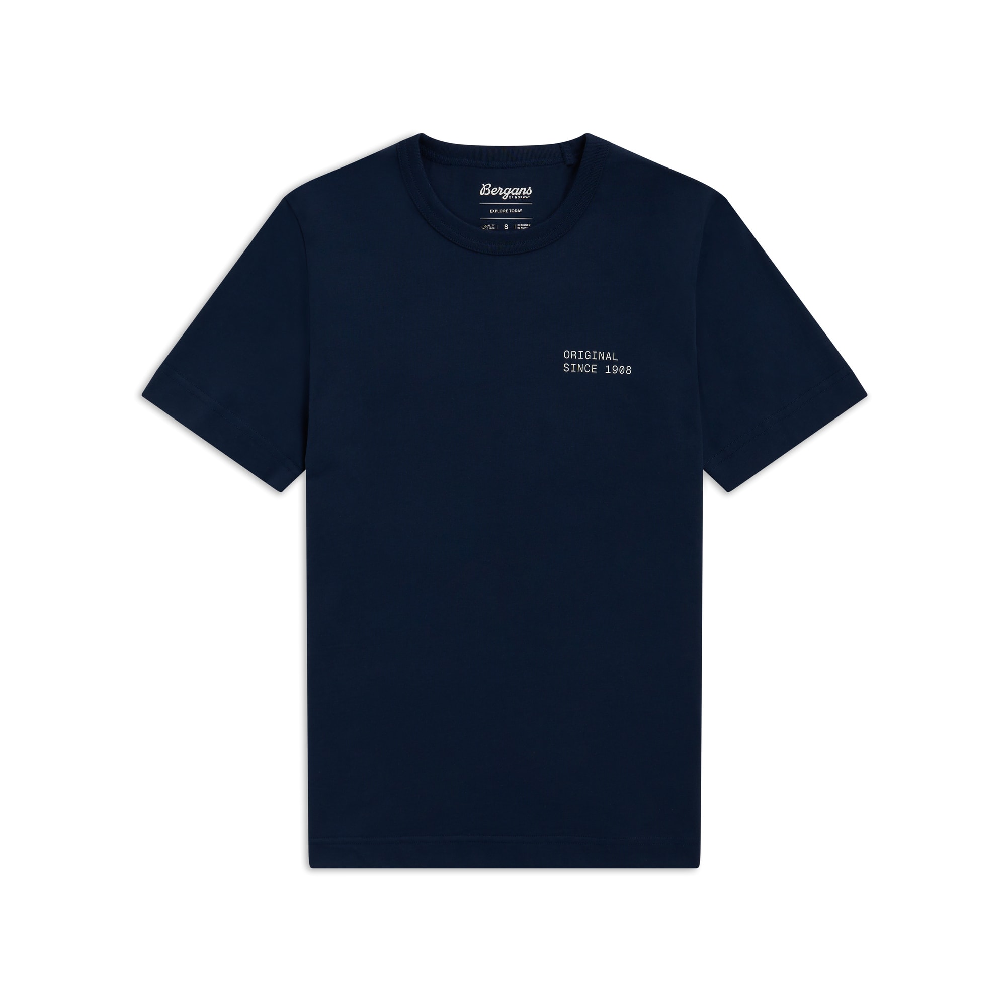 Bergans Original Cotton T-Shirt Damen Navy Blue