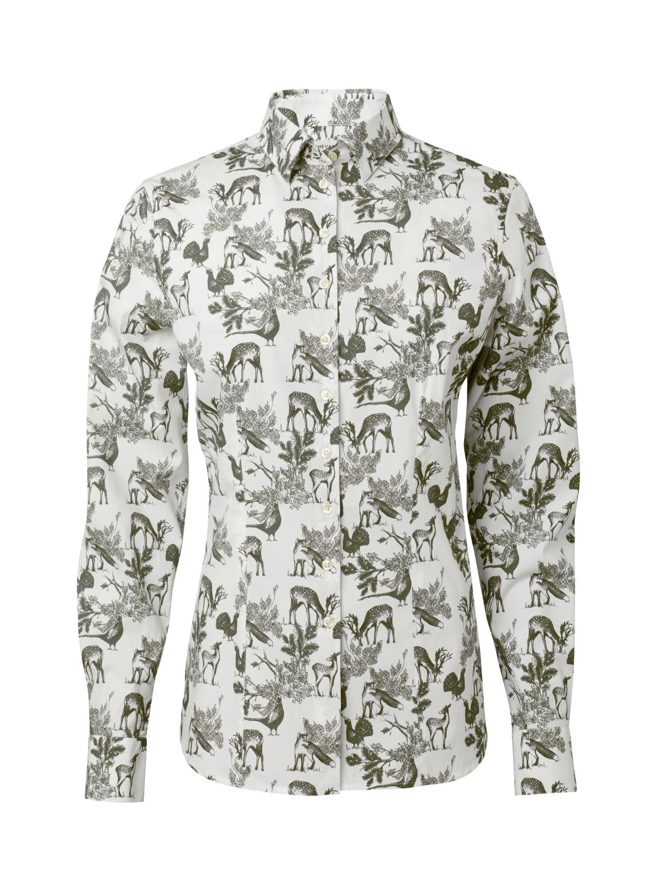 Chevalier Lindsey Contemporary Fit Shirt Women Forest Life 46W