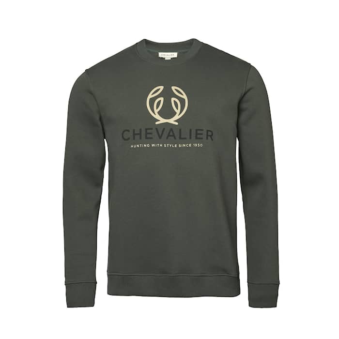 Chevalier Chevalier Logo Sweatshirt Men Midnight Pine