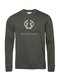 Chevalier Logo Sweatshirt Men Midnight Pine