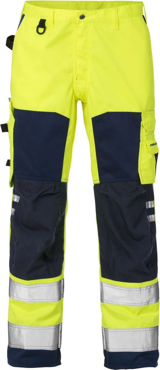 Fristads Byxa 2026 PLU, Klass 2 Varsel Gul/Marinblå D100