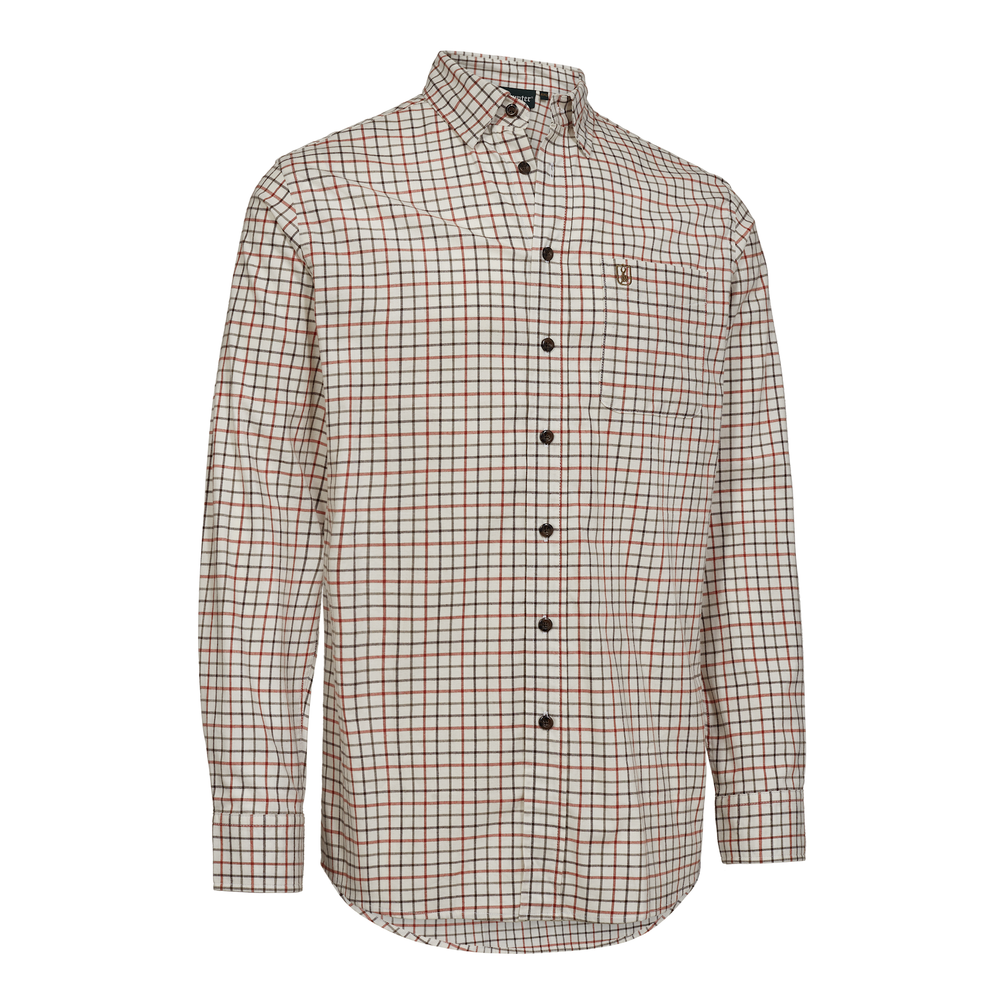 Deerhunter Gavin Skjorta Herr Orange Check