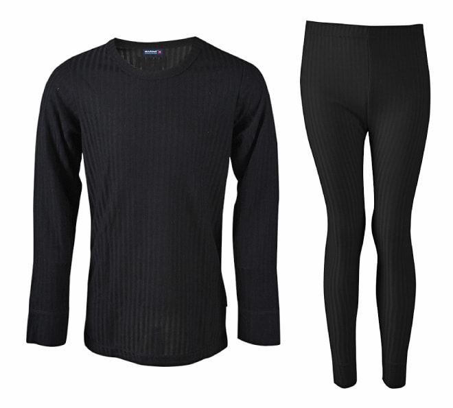 Komplette Superundertøy Svarte Barn