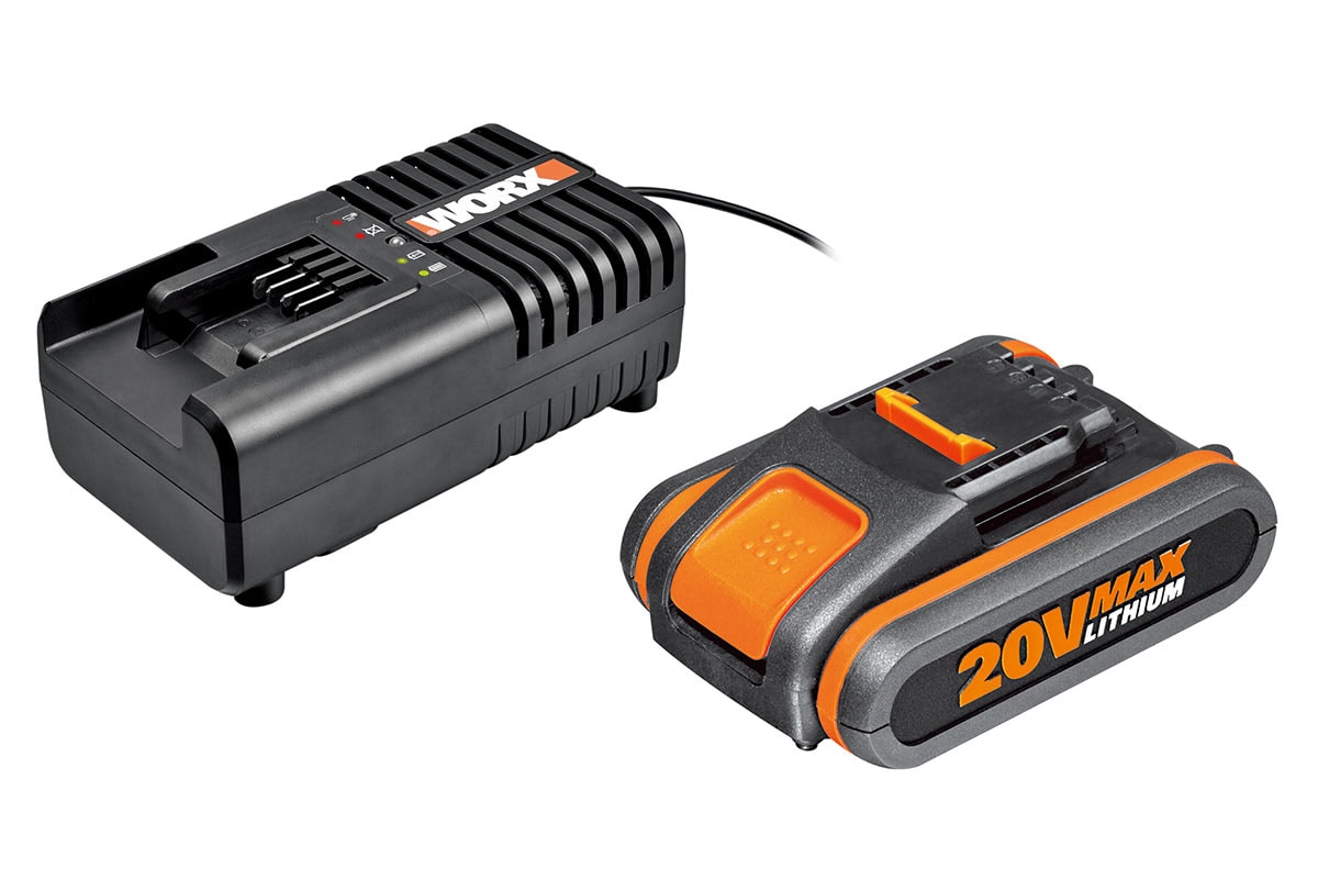Worx WA3601 20V 2.0Ah Batteri & laddare