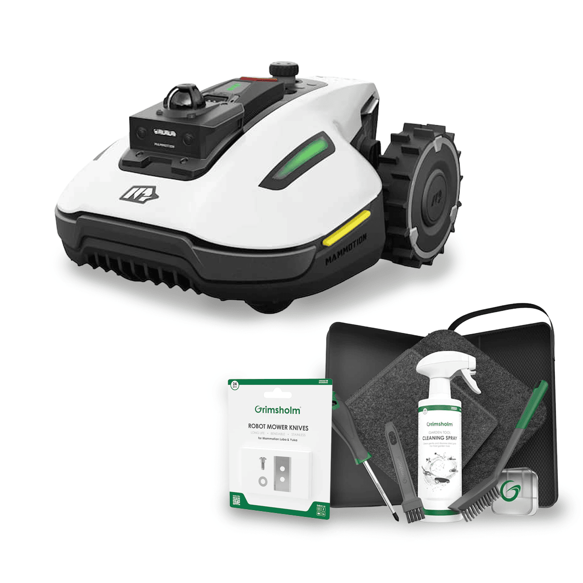 Mammation Yuka 2 mini 1000 robotplæneklipper plus pakke