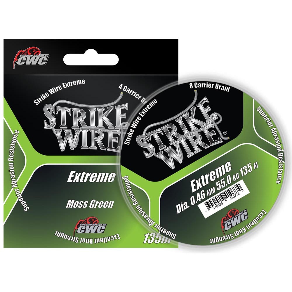 Strike Wire Extreme 0,13 mm 135 m Moss Green